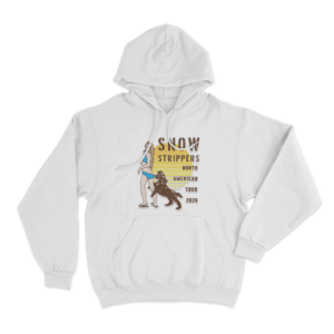 Snow Strippers 2026 Tour Unisex Hoodie White