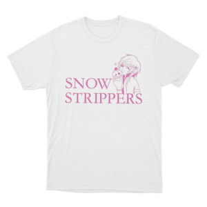 Snow Strippers Anime Unisex T Shirt White