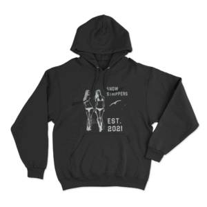 Snow Strippers Est 2021 Unisex Hoodie Black