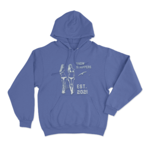 Snow Strippers Est 2021 Unisex Hoodie Blue