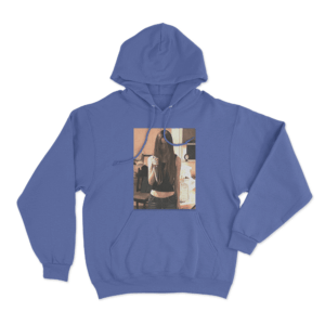 Snow Strippers Knife Unisex Hoodie Blue